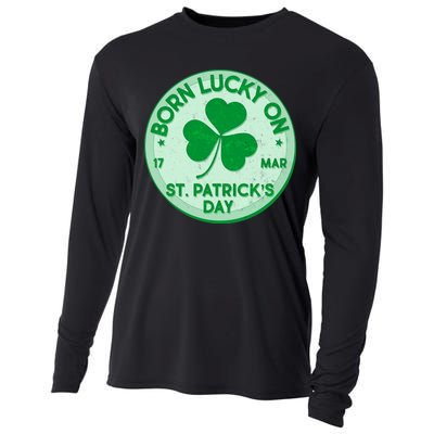 Born Lucky On St. Patrick's Day Cooling Performance Long Sleeve Crew