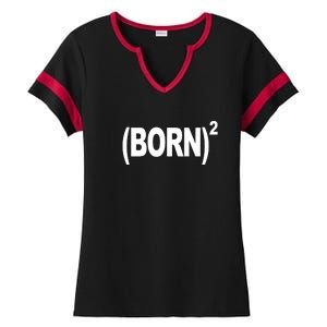 Born squared Ladies Halftime Notch Neck Tee