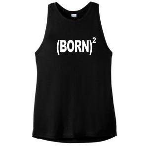 Born squared Ladies PosiCharge Tri-Blend Wicking Tank