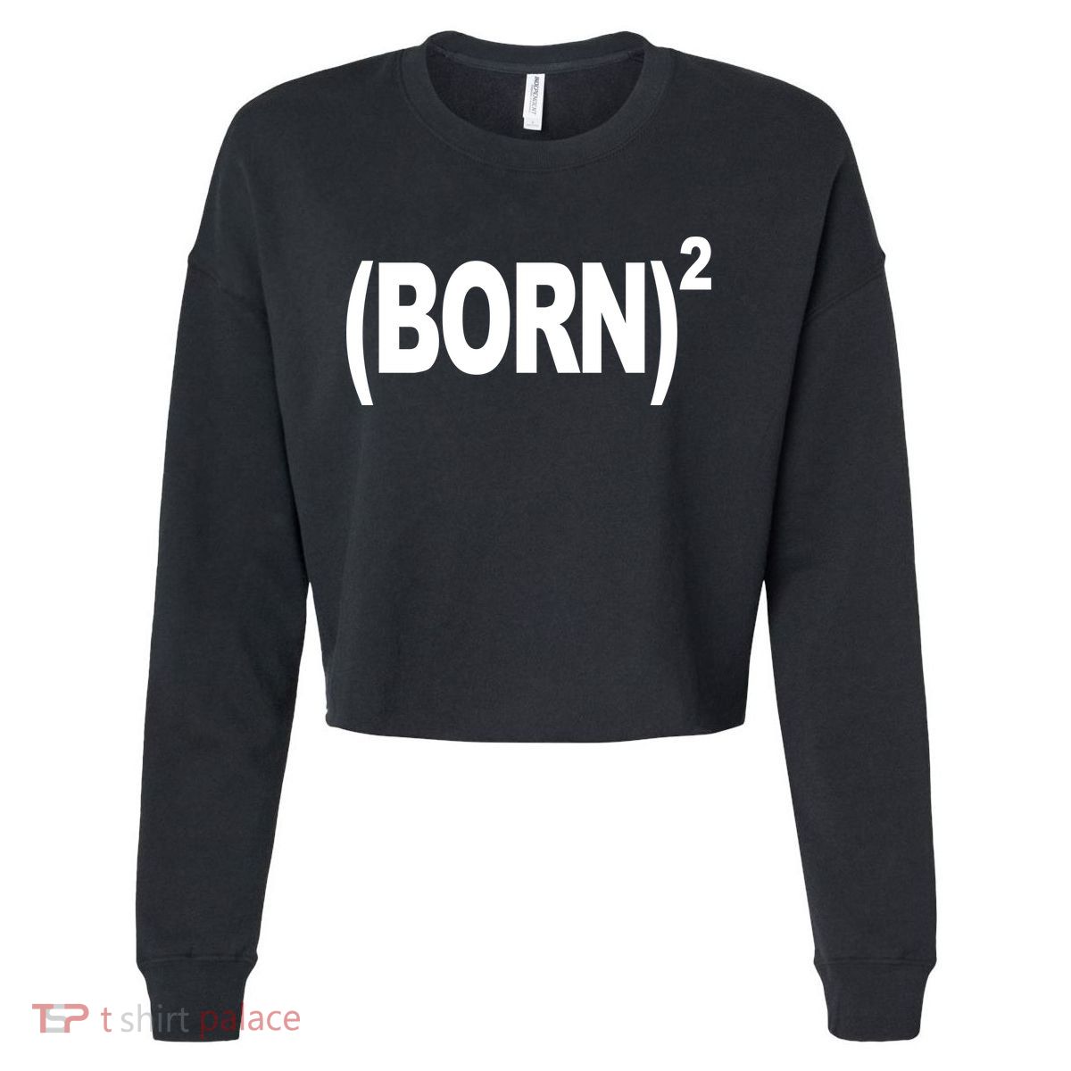 Born squared Cropped Pullover Crew