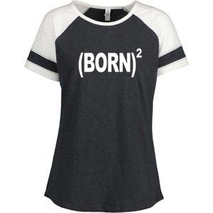 Born squared Enza Ladies Jersey Colorblock Tee