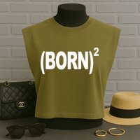 Born squared Garment-Dyed Women's Muscle Tee