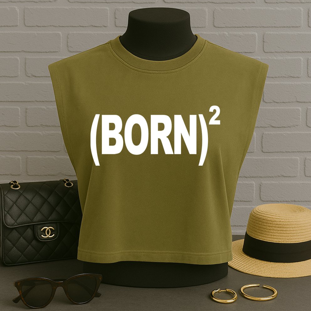 Born squared Garment-Dyed Women's Muscle Tee