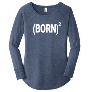 Born squared Women's Perfect Tri Tunic Long Sleeve Shirt