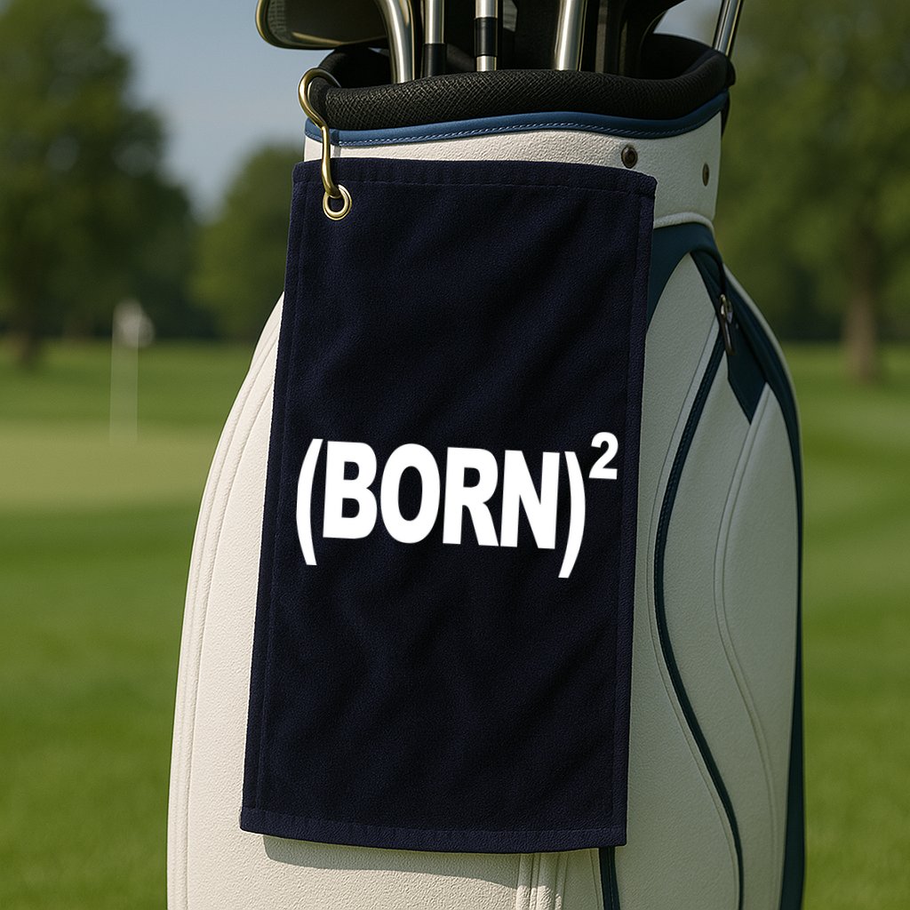 Born squared Golf Towel