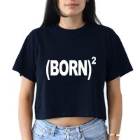 Born squared Crop Top