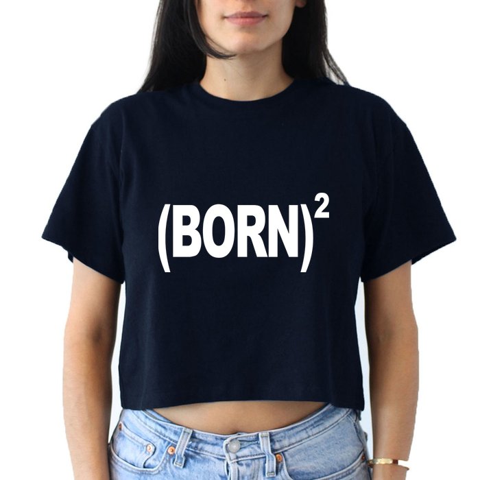 Born squared Crop Top