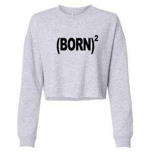 Born squared Cropped Pullover Crew