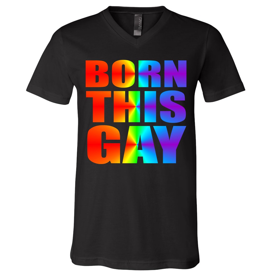 Born This Gay Pride LGBT V-Neck T-Shirt