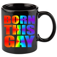 Born This Gay Pride LGBT 11oz C Handle Ceramic Mug