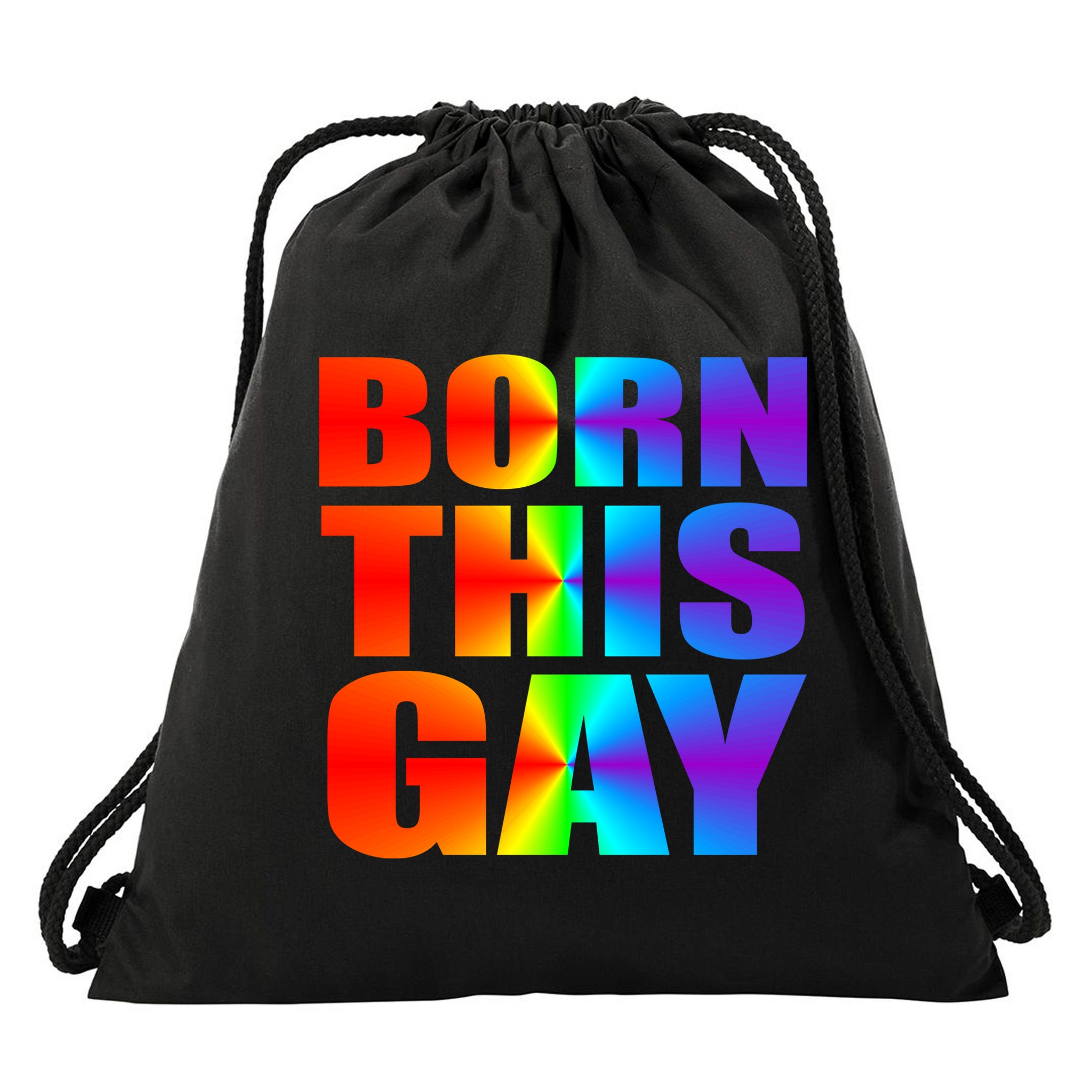 Born This Gay Pride LGBT Drawstring Bag