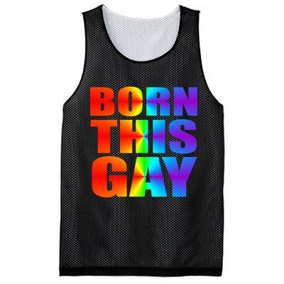 Born This Gay Pride LGBT Mesh Reversible Basketball Jersey Tank