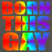 Born This Gay Pride LGBT Cotton Canvas Backpack