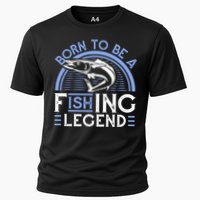 Born To Be A Fishing Legend Cooling Performance Crew T-Shirt
