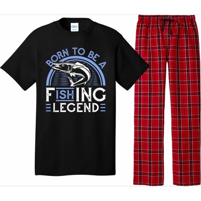 Born To Be A Fishing Legend Pajama Set