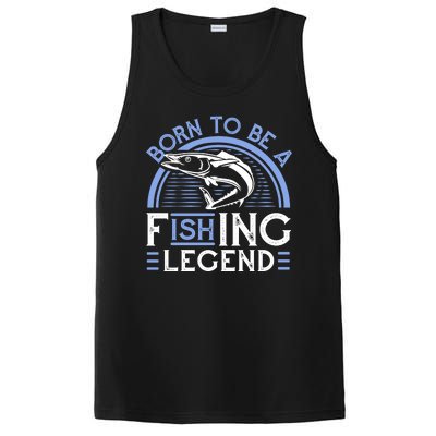 Born To Be A Fishing Legend PosiCharge Competitor Tank