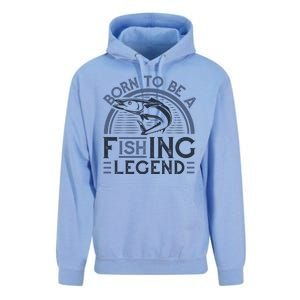 Born To Be A Fishing Legend Unisex Surf Hoodie