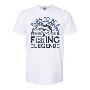 Born To Be A Fishing Legend Softstyle CVC T-Shirt