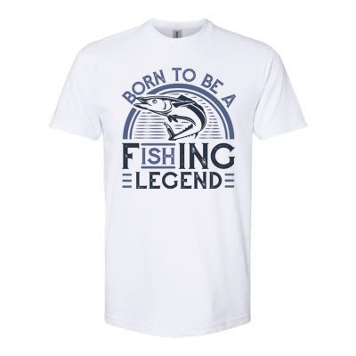 Born To Be A Fishing Legend Softstyle® CVC T-Shirt