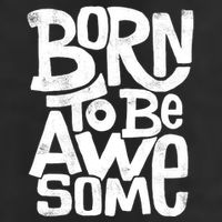 Born To Be Awesome  Cool Comfort Performance Bucket Hat