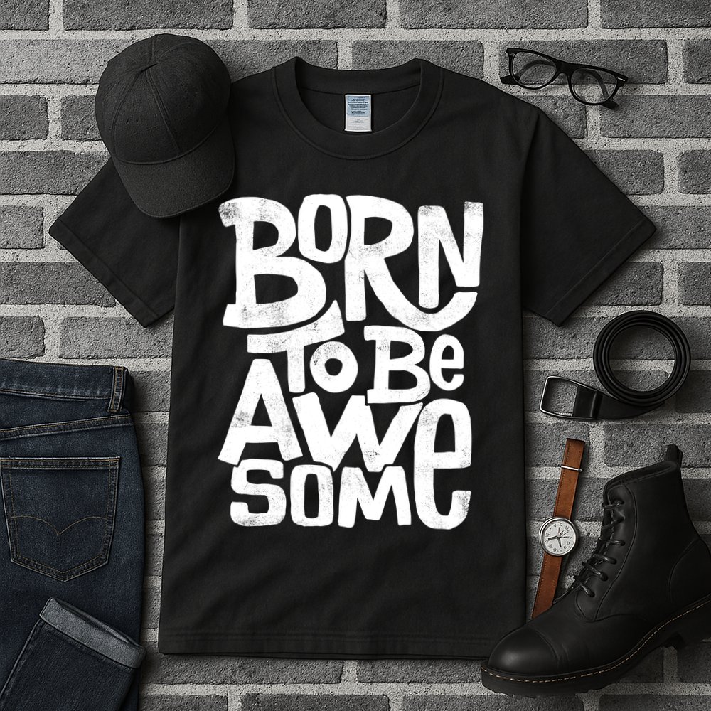 Born To Be Awesome  Tall T-Shirt