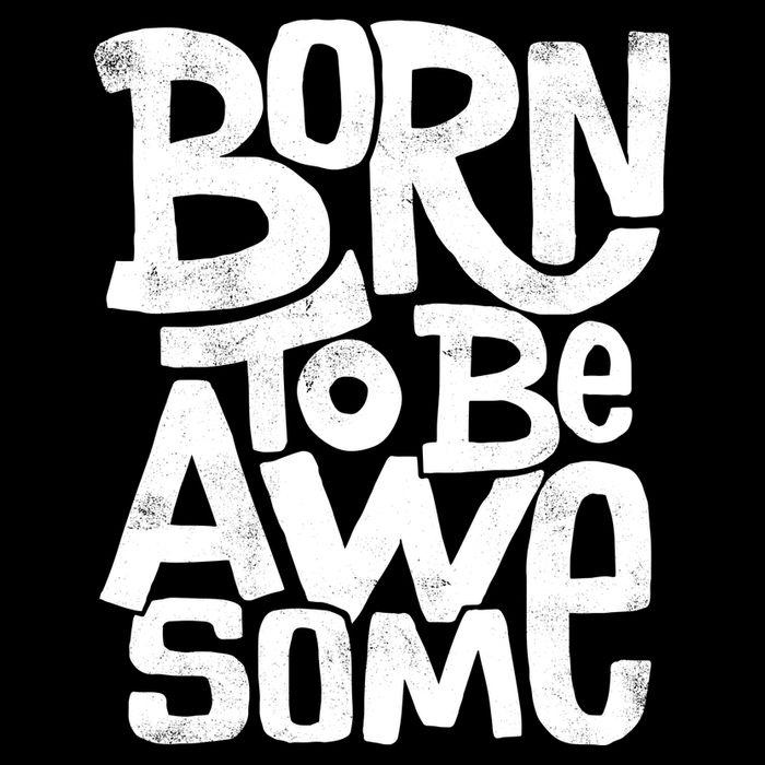 Born To Be Awesome  16 in Basic Backpack