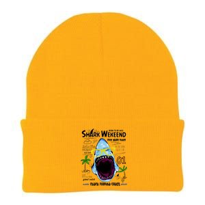 Born To Be Wild - Shark Weekend Slogans Knit Cap Winter Beanie