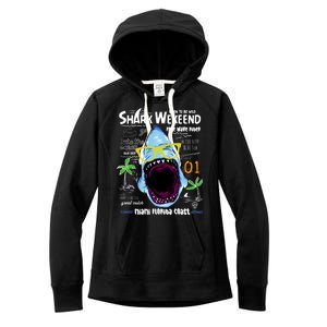 Born To Be Wild - Shark Weekend Slogans Women's Fleece Hoodie