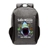 Born To Be Wild - Shark Weekend Slogans Vector Backpack