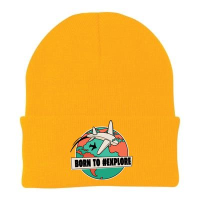 Born To Explore Knit Cap Winter Beanie