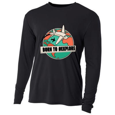 Born To Explore Cooling Performance Long Sleeve Crew