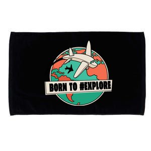 Born To Explore Microfiber Hand Towel