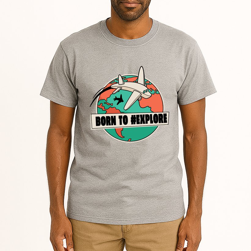 Born To Explore Tall T-Shirt