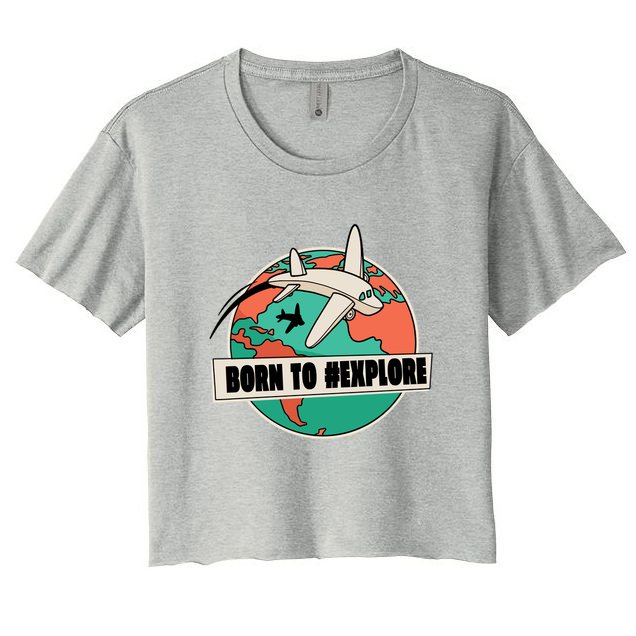 Born To Explore Crop Top