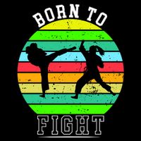 Born To Fight Cooling Performance Crew T-Shirt
