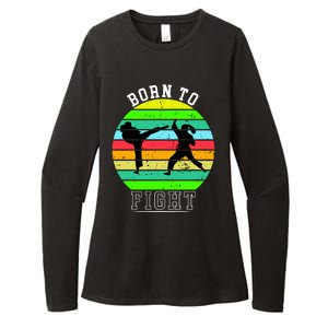 Born To Fight Womens CVC Long Sleeve Shirt