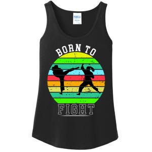 Born To Fight Ladies Essential Tank