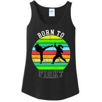 Born To Fight Ladies Essential Tank