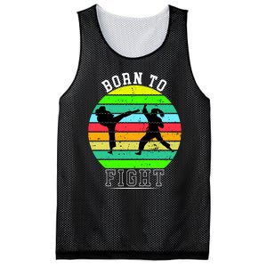 Born To Fight Mesh Reversible Basketball Jersey Tank