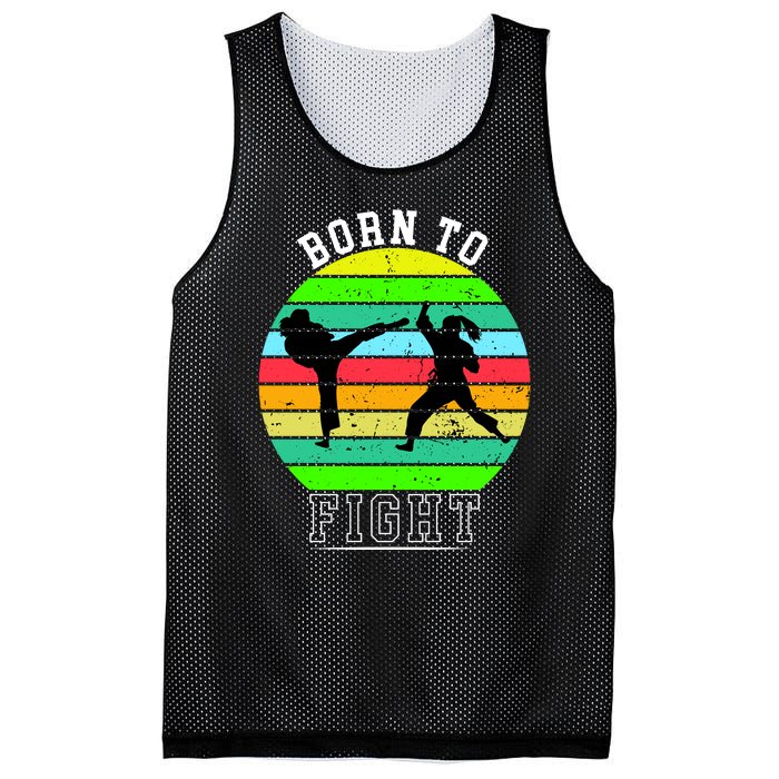 Born To Fight Mesh Reversible Basketball Jersey Tank