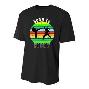 Born To Fight Youth Performance Sprint T-Shirt