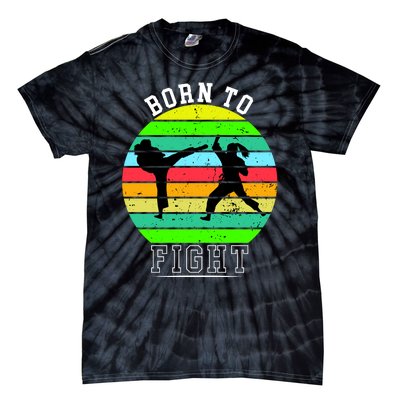 Born To Fight Tie-Dye T-Shirt