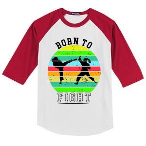 Born To Fight Kids Colorblock Raglan Jersey