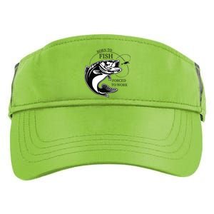 Born To Fish Adult Drive Performance Visor