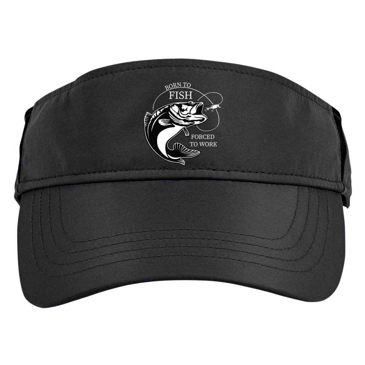 Born To Fish Adult Drive Performance Visor