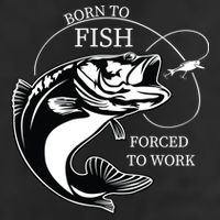 Born To Fish Adult Drive Performance Visor