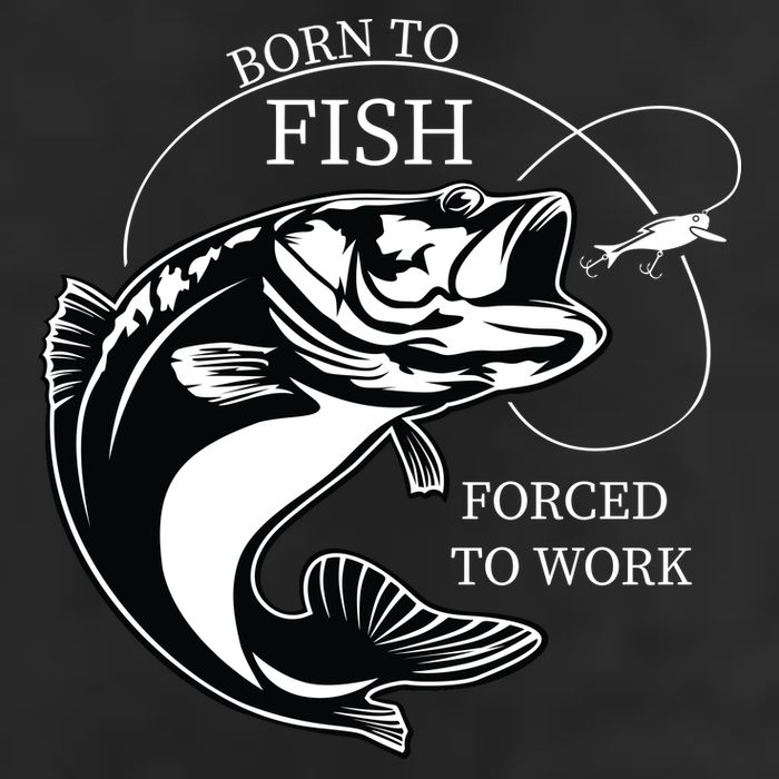 Born To Fish Adult Drive Performance Visor