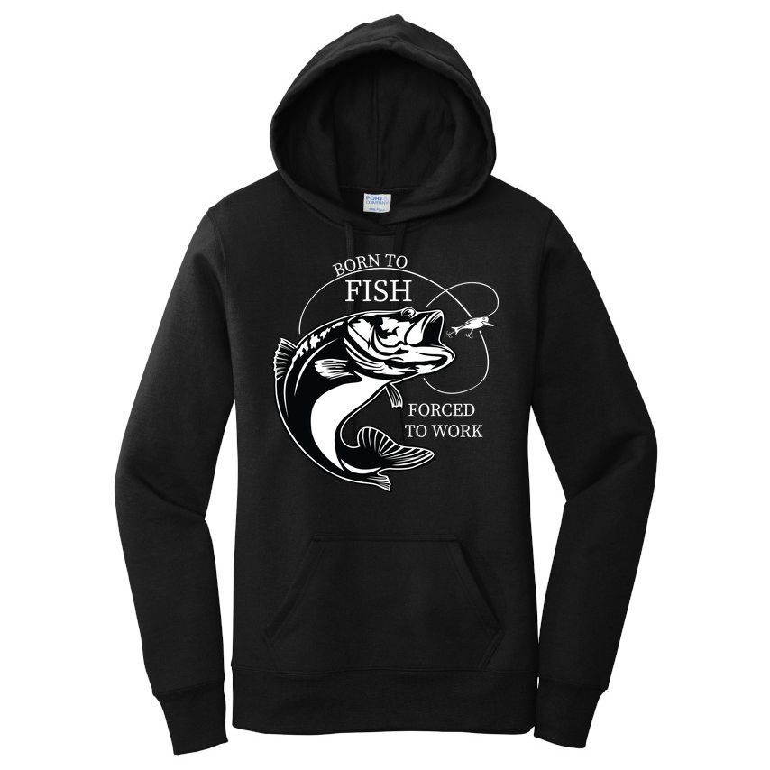 Born To Fish Women's Pullover Hoodie