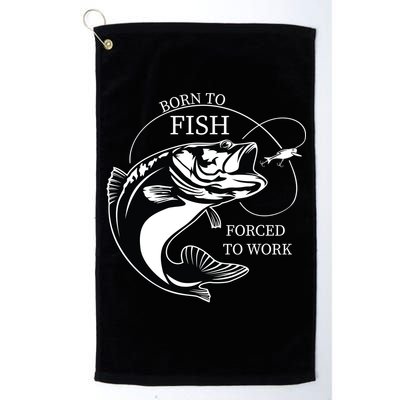 Born To Fish Golf Towel