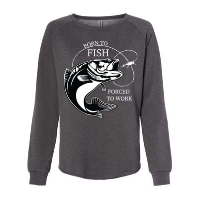 Born To Fish Womens California Wash Sweatshirt